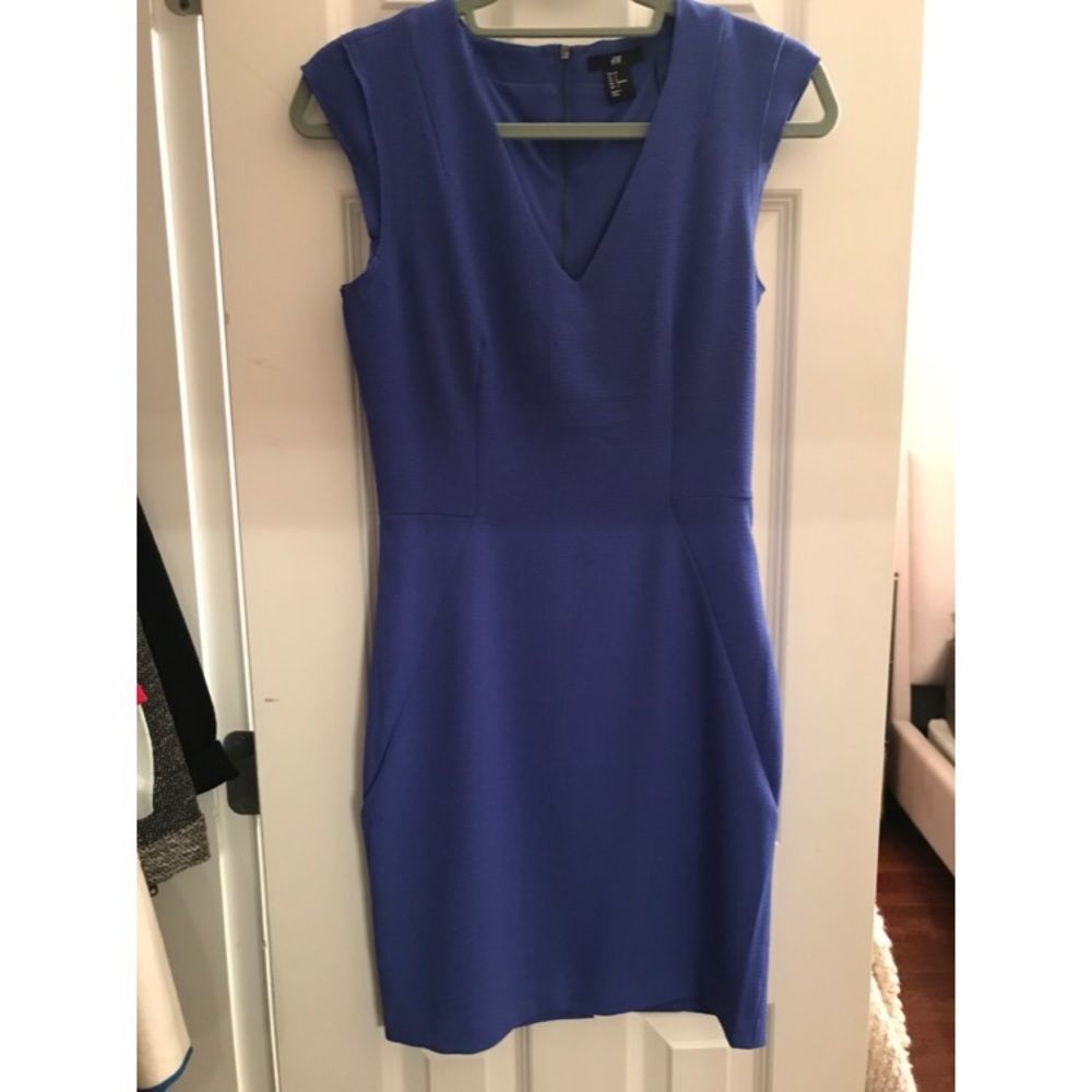 Royal Blue Pencil Dress